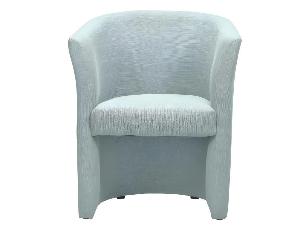 Fauteuil Cabriolet En Tissu Vert D'eau Avec Accoudoirs - CABRI – Image 2